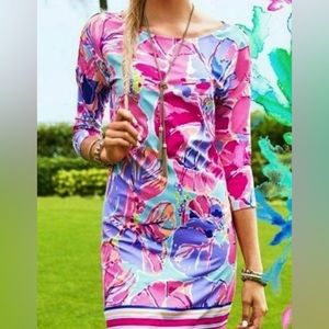Lilly Pulitzer Lilla Dress in Jam Out Engineered Print NWT